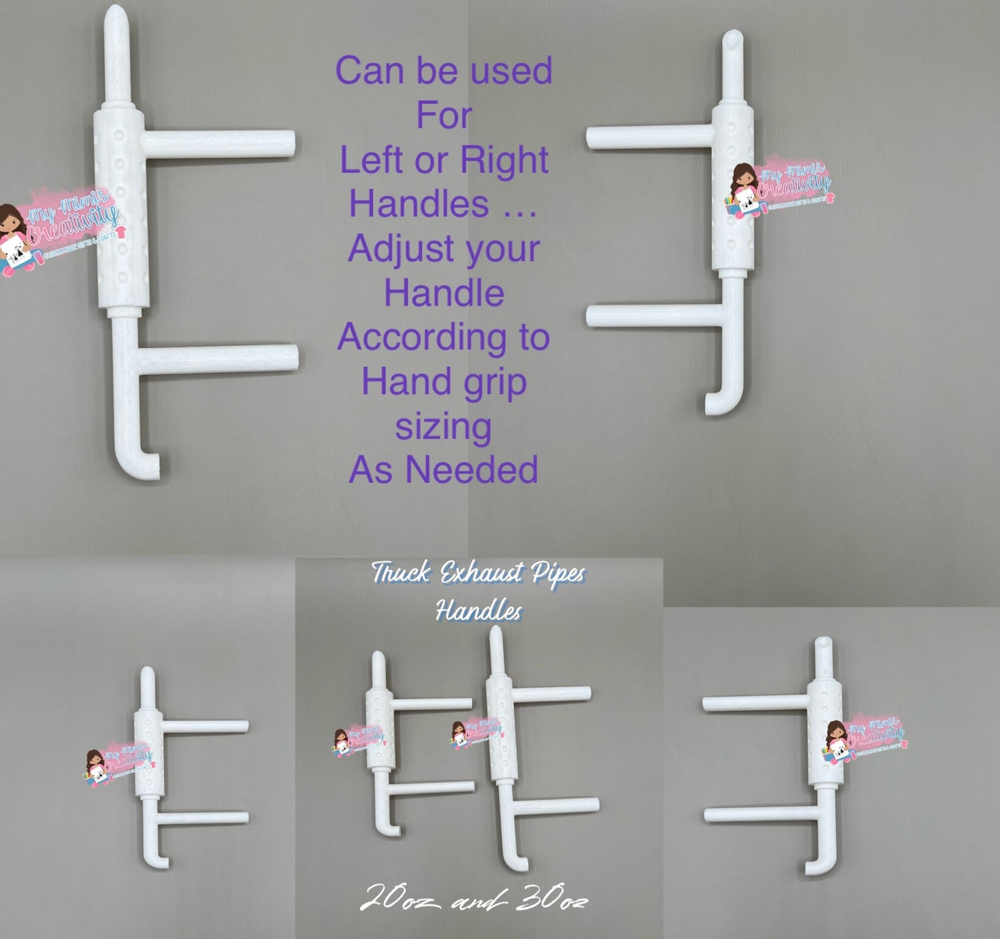 Truck Exhaust Pipe Tumbler Handle