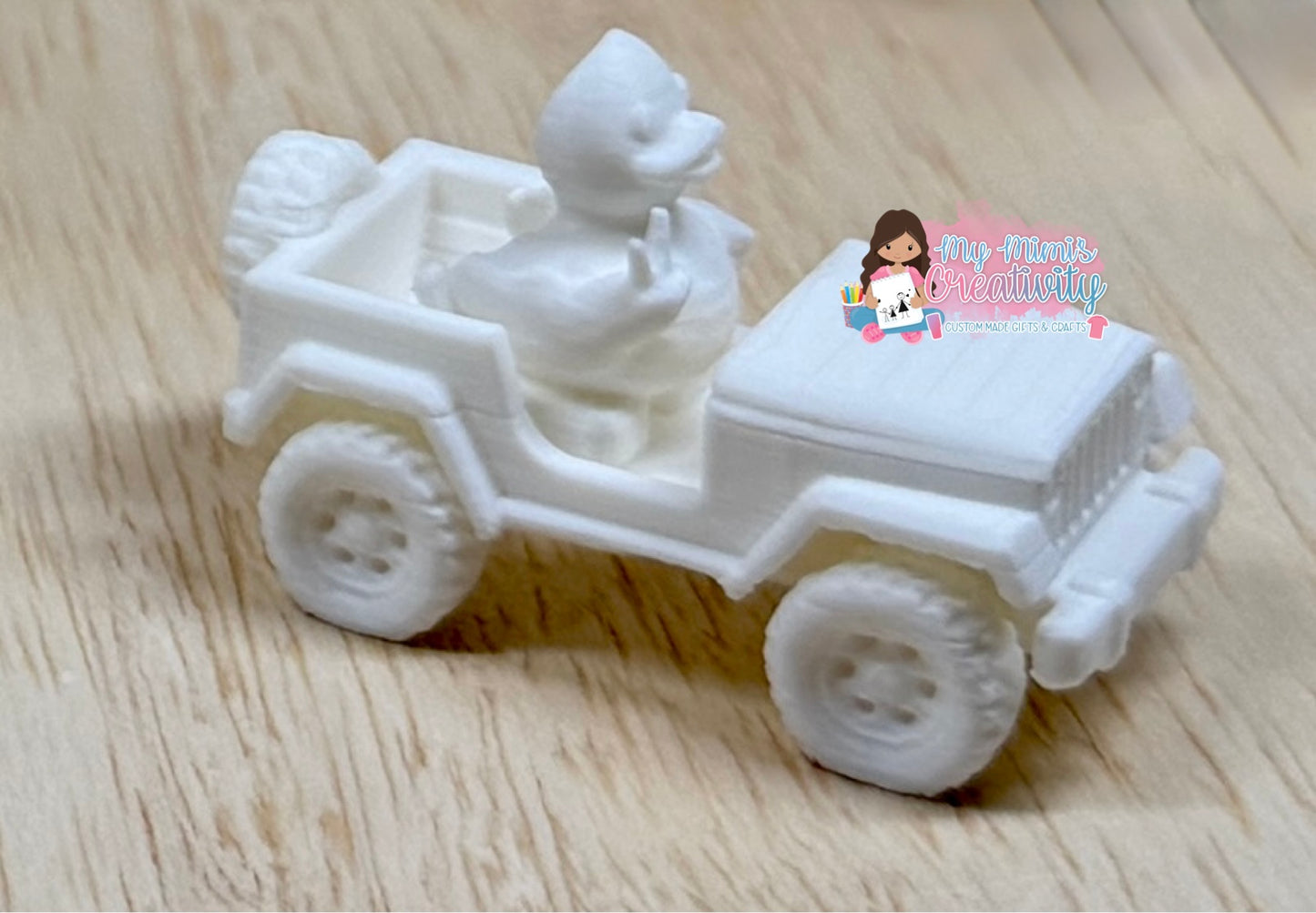 🐥✌️🥤 Peace Jeep Duck Straw Hugger