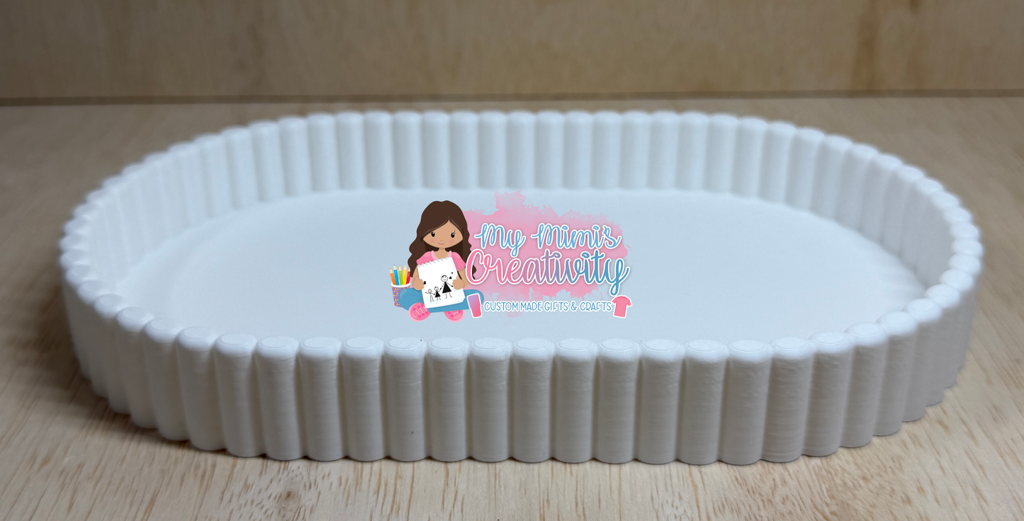 ✨ Elegant Scalloped Trinket Tray ✨