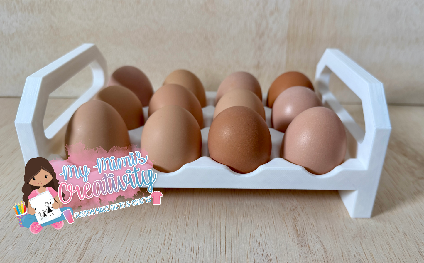 🥚Egg Stacking/Organizing Tray's |🐓Chicken & 🦆Duck Egg Storage Rack