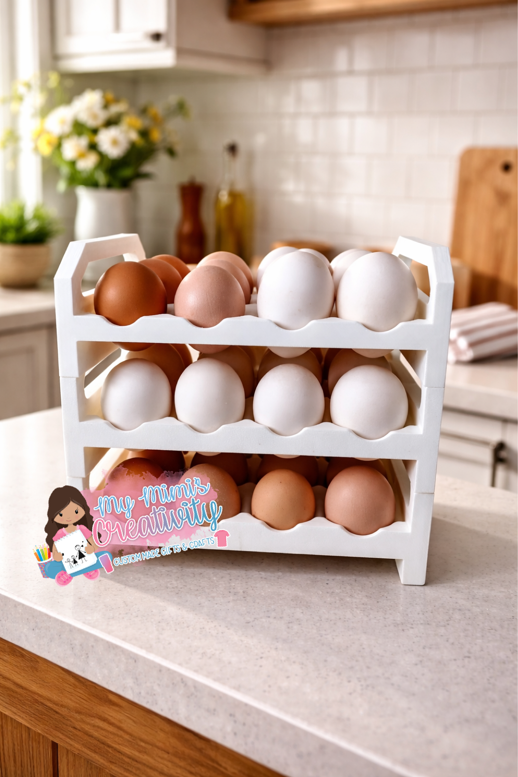 🥚Egg Stacking/Organizing Tray's |🐓Chicken & 🦆Duck Egg Storage Rack