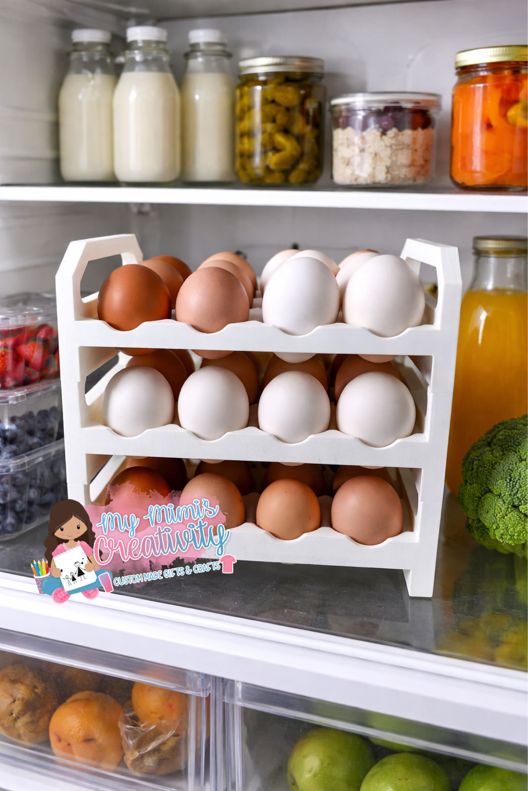 🥚Egg Stacking/Organizing Tray's |🐓Chicken & 🦆Duck Egg Storage Rack