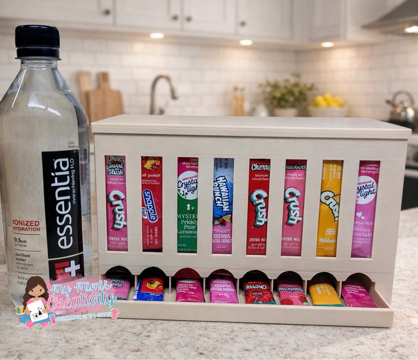 🍉 8 Slot Slim ~ Drink Packet Organizer
