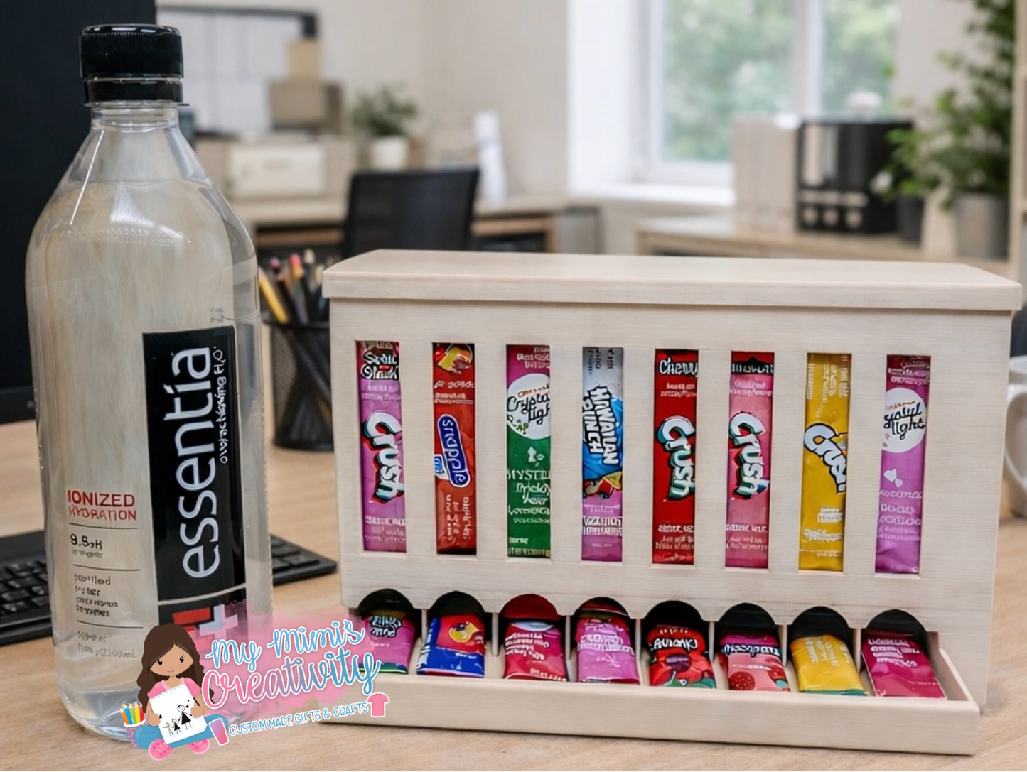 🍉 8 Slot Slim ~ Drink Packet Organizer