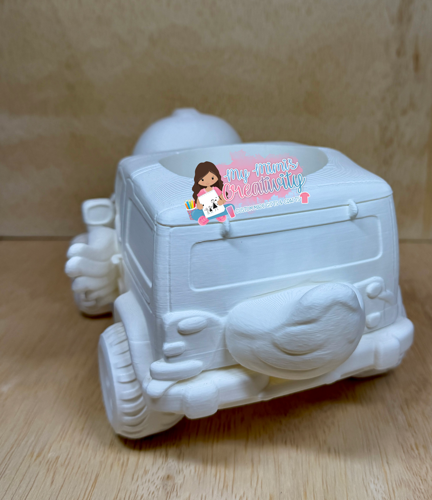 🦆 Winged Jeep Duck Full Tumbler Sleeve