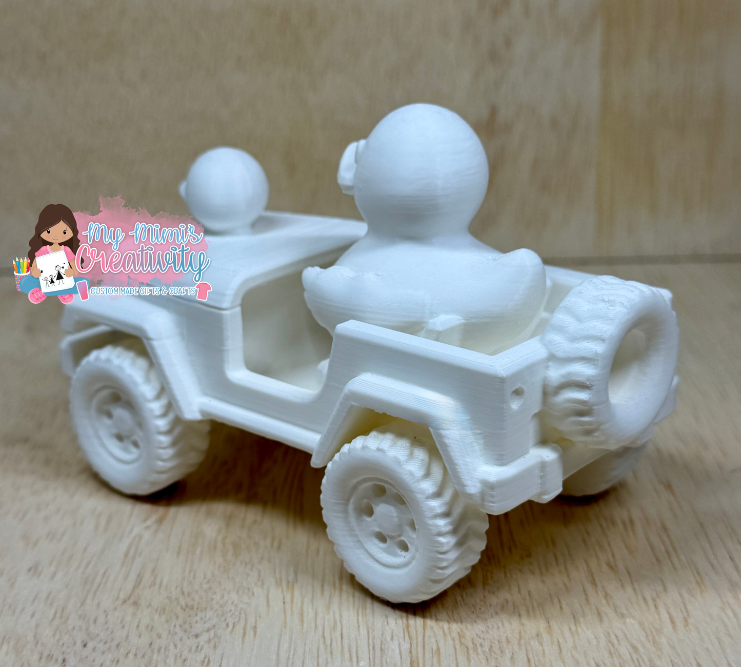 ✌️🐥 Peace Duck Jeep Half Tumbler Sleeve