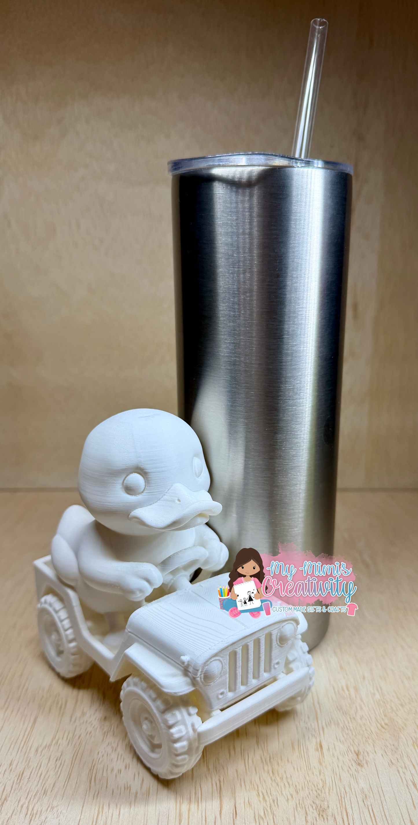 🐥✨Jeep Duck Half Sleeve Tumbler Sleeve
