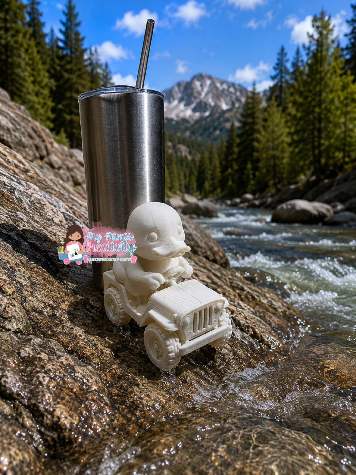 🐥✨Jeep Duck Half Sleeve Tumbler Sleeve