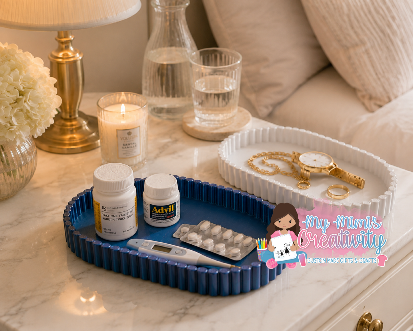 ✨ Elegant Scalloped Trinket Tray ✨