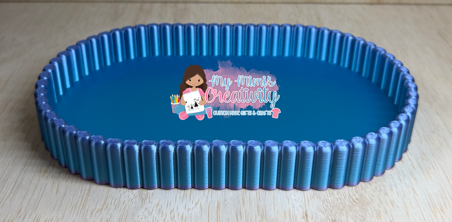 ✨ Elegant Scalloped Trinket Tray ✨