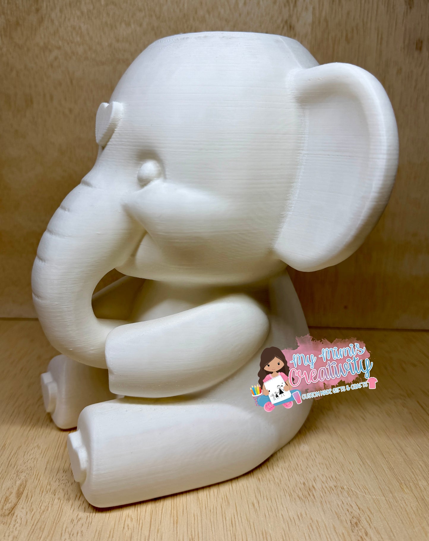 💖 Amora ~ Elephant 3D Printed Tumbler Sleeve