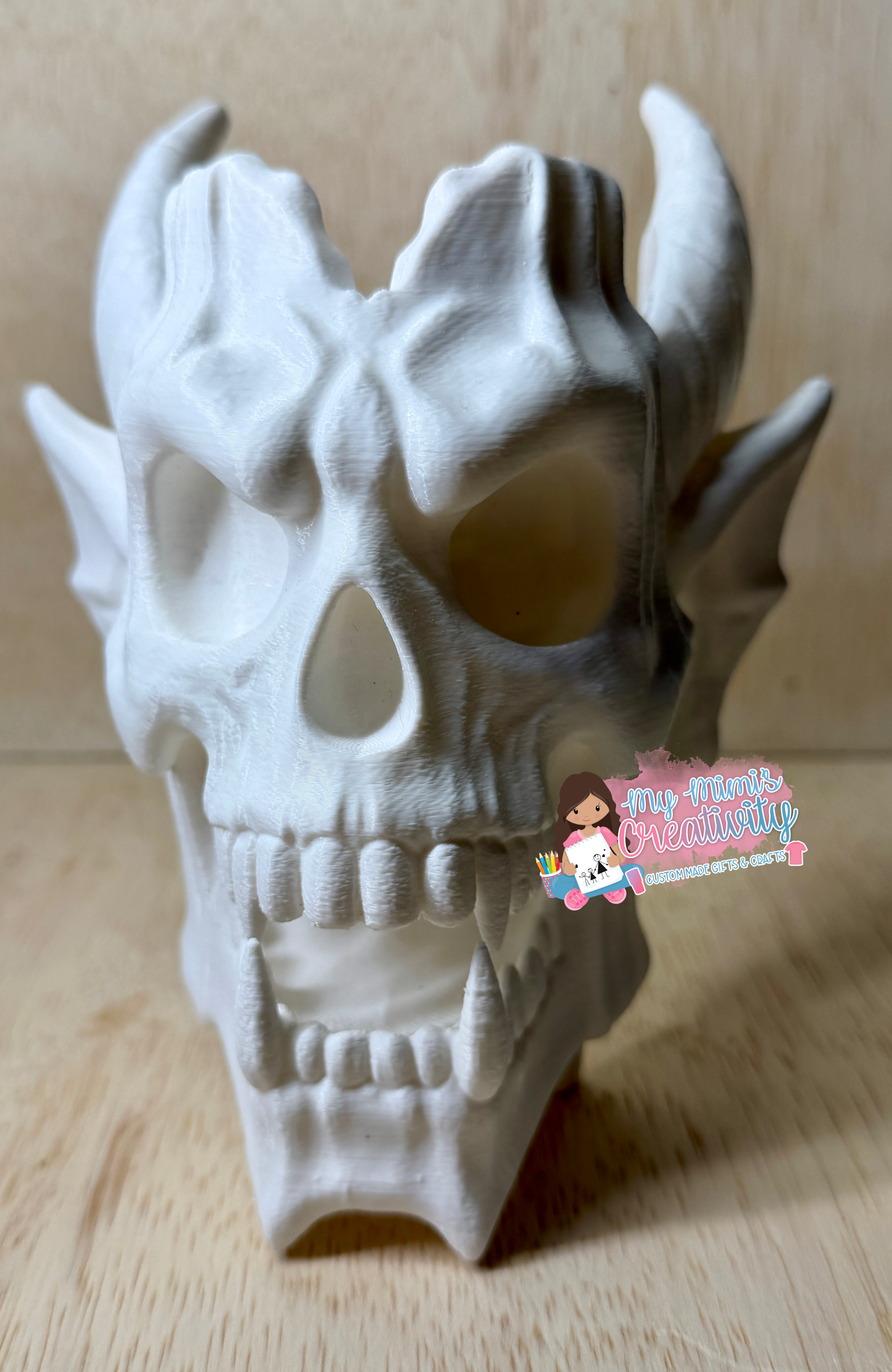 Demon Skull Mask Half Sleeve