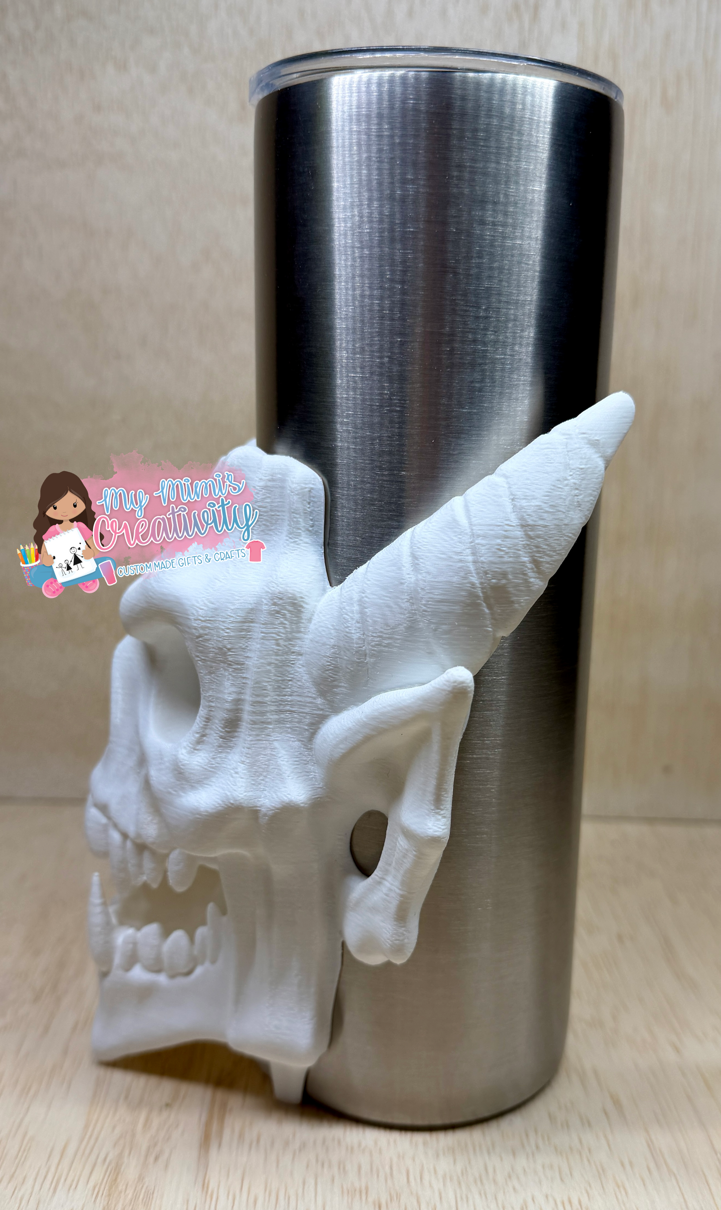 Demon Skull Mask Half Sleeve