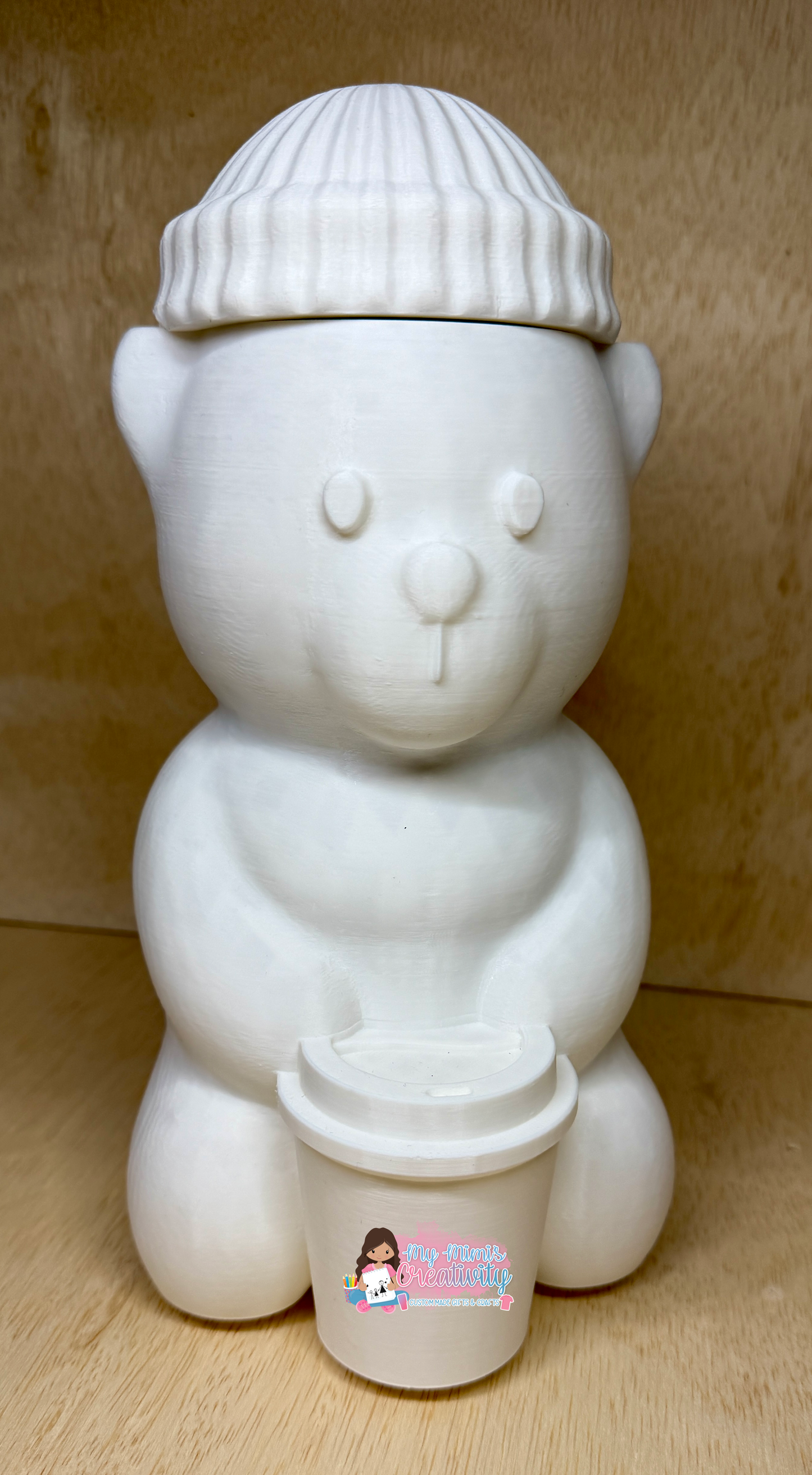 Bear With Cup Sleeve