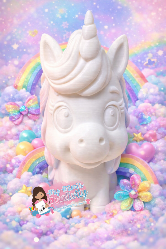 🦄✨ 3D Cute Unicorn Half Sleeve – Whimsical Magic