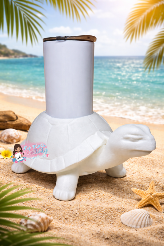 🐢Turtle Tumbler Sleeve ~Coastal Cutie