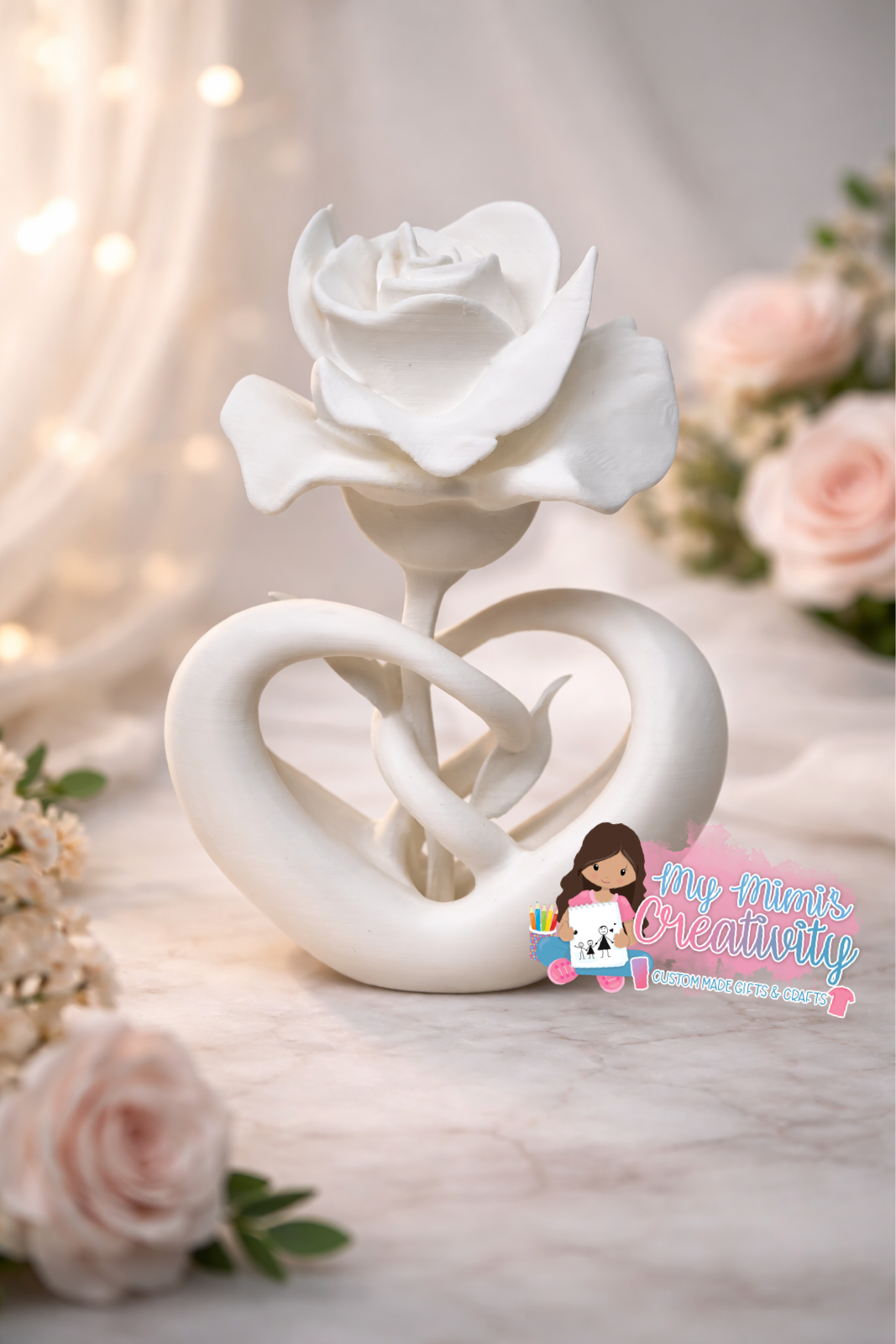 🌹 Infinity ❤️ Love Rose Embellishment