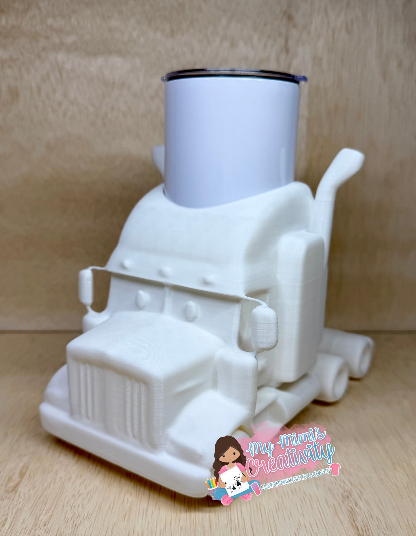 🚛 Big Rig Tractor Trailer Tumbler Sleeve