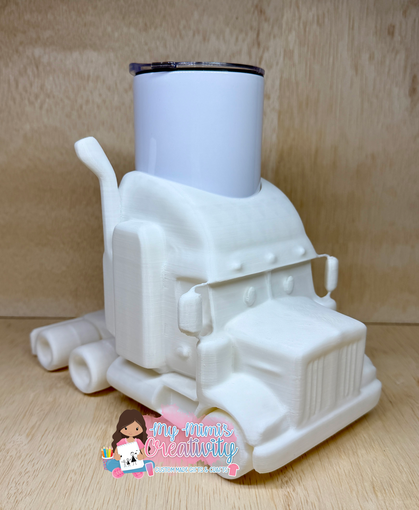 🚛 Big Rig Tractor Trailer Tumbler Sleeve