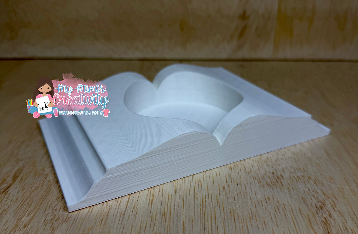 📚 Open Book Tumbler Sleeve – Small; Large Sizes Available
