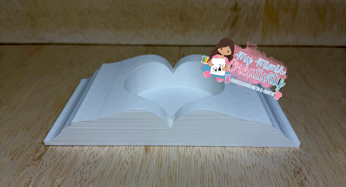 📚 Open Book Tumbler Sleeve – Small; Large Sizes Available