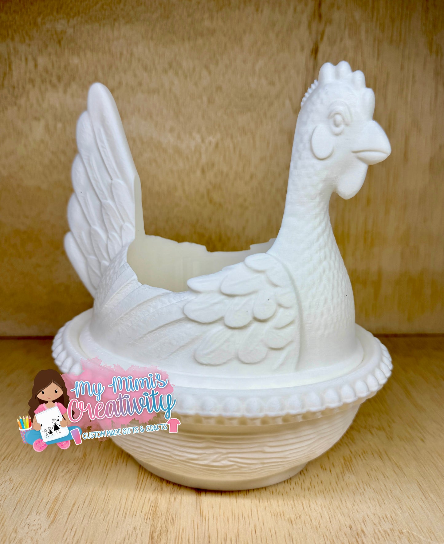 🐔 70’s Vintage Resting Hen Dish Tumbler Sleeves and Straw Hugger