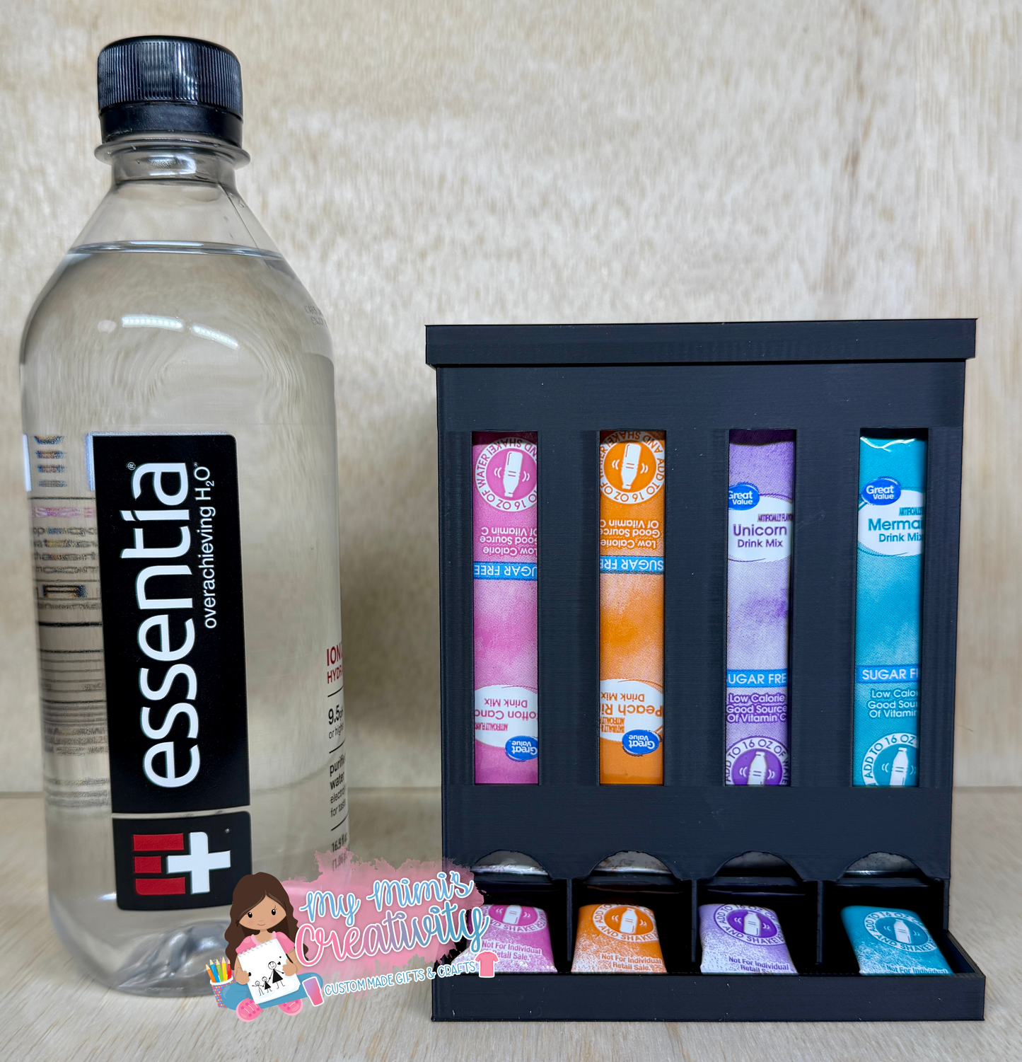 🍉 4 Slot Slim ~ Drink Packet Organizer