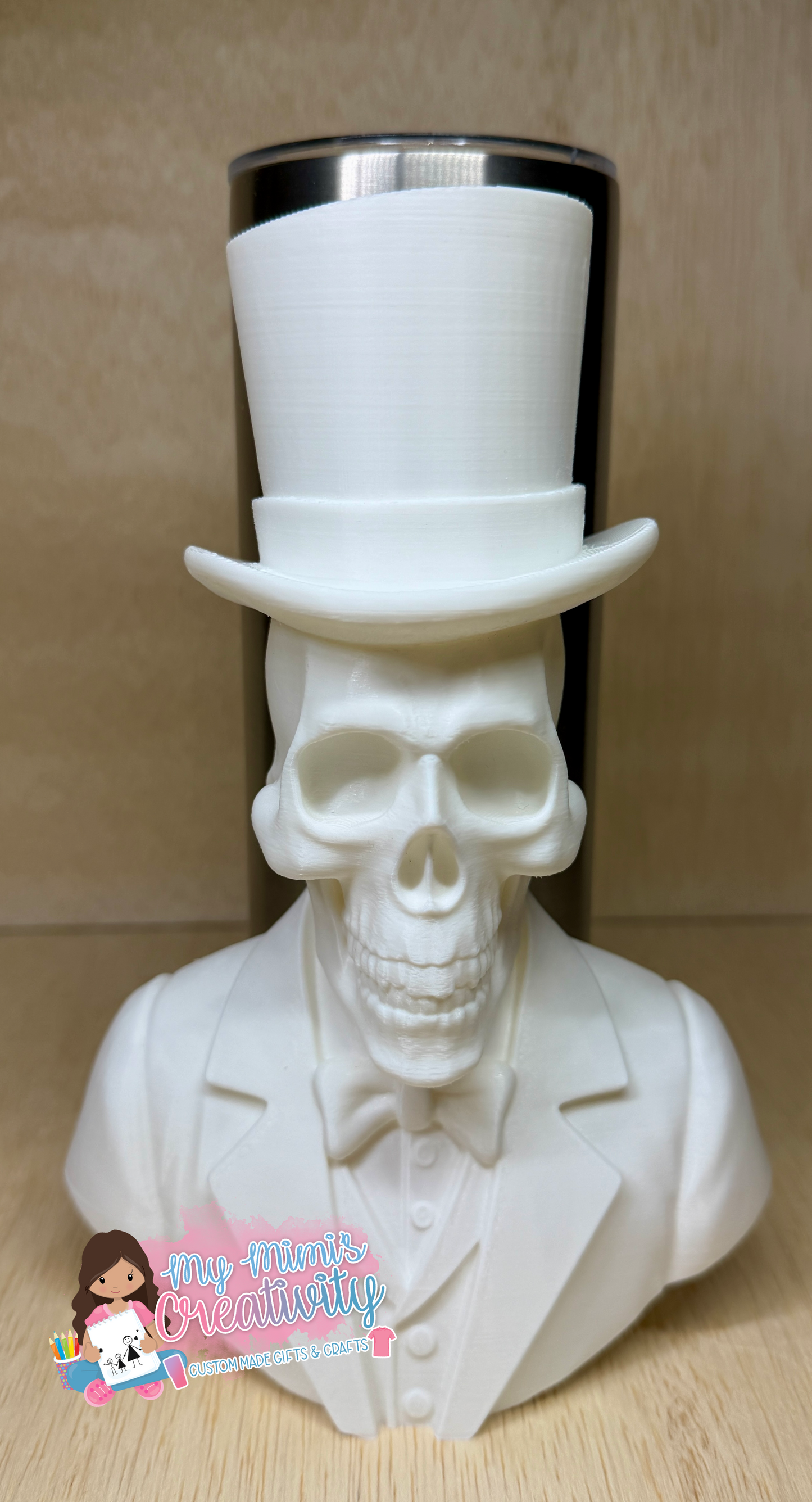 🎩 Gentleman Skeleton Top Hat Sleeve
