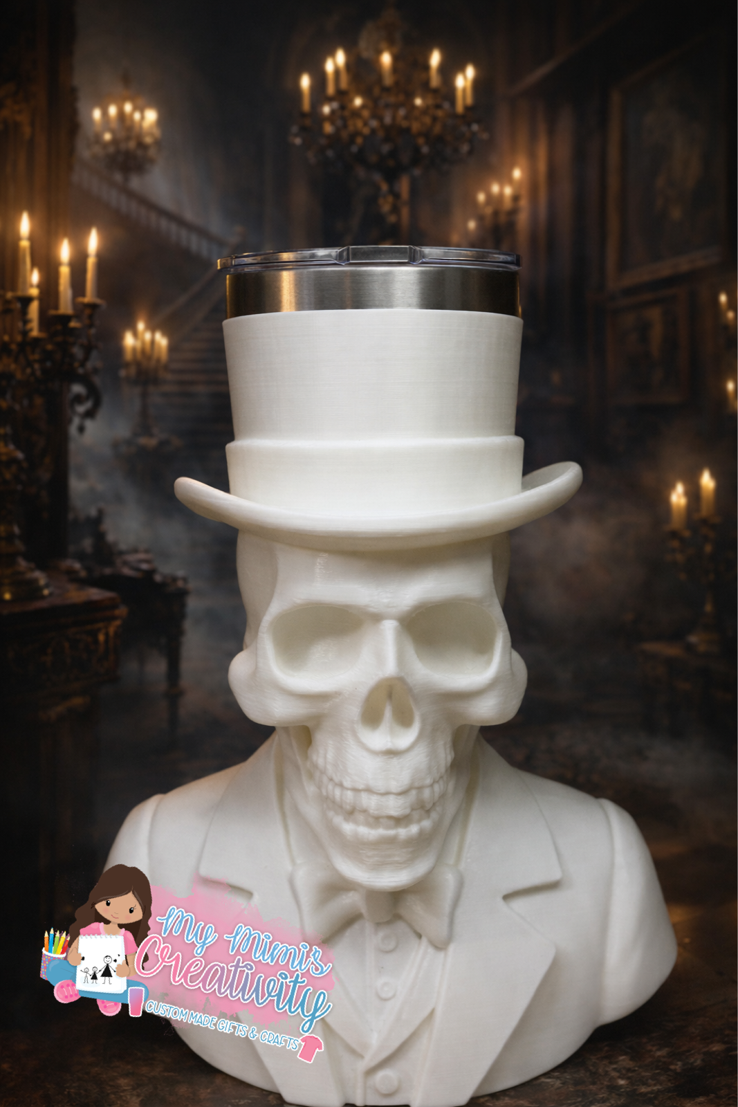 🎩 Gentleman Skeleton Top Hat Sleeve