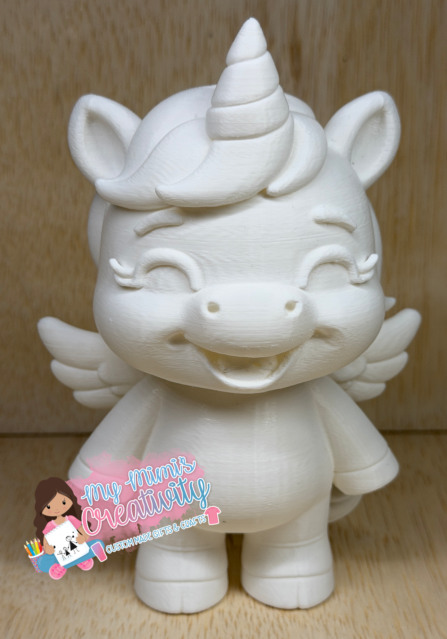 🦄 Large Unicorn Half Sleeve Tumbler Embellishment