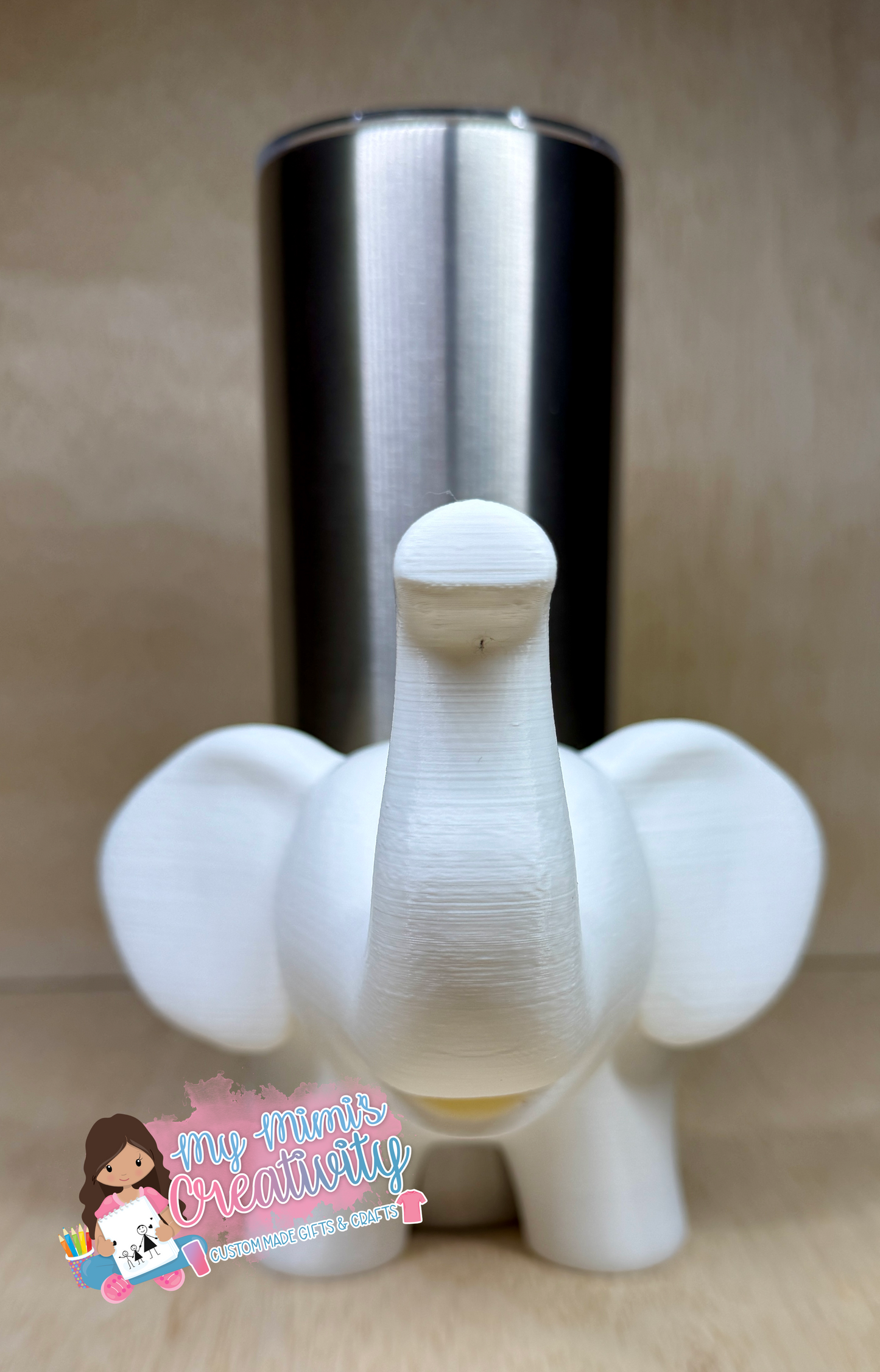 🐘 Baby Elephant Safari Tumbler Sleeve