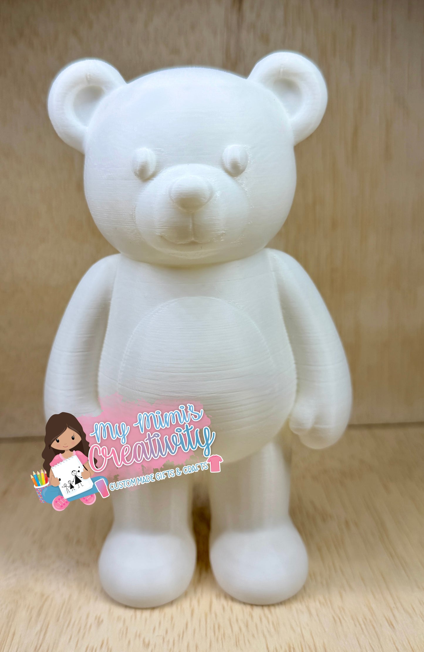 🧸✨Stand Up Bear Half Sleeve – 15/20 oz Straight Tumblers
