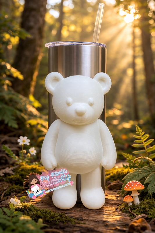 🧸✨Stand Up Bear Half Sleeve – 15/20 oz Straight Tumblers