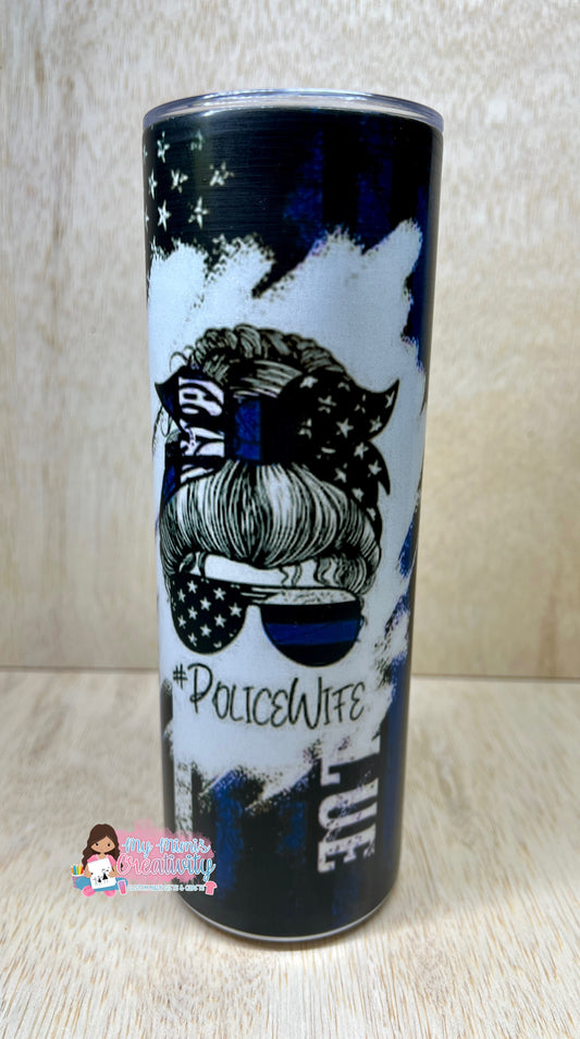 Police Wife Tumbler 20 oz