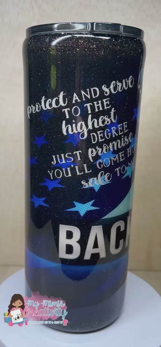 Support The Blue Tumbler 20 oz