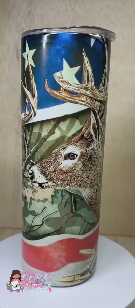 American Deer Tumbler 20 oz