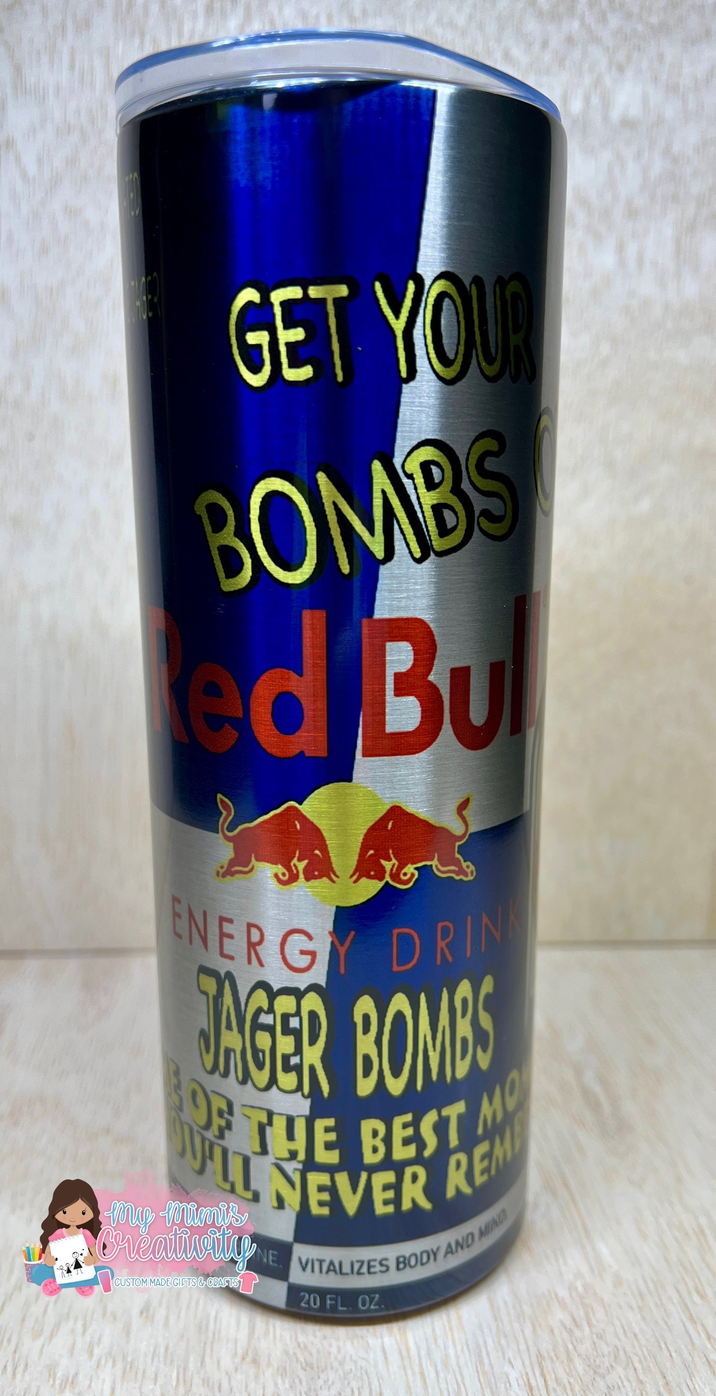Red Bombs Drink On Tumbler 20 oz